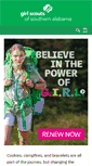 Mobile Screenshot of girlscoutssa.org